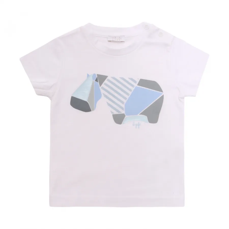 0090AQ maglia bimbo IL GUFO boy kids t-shirt