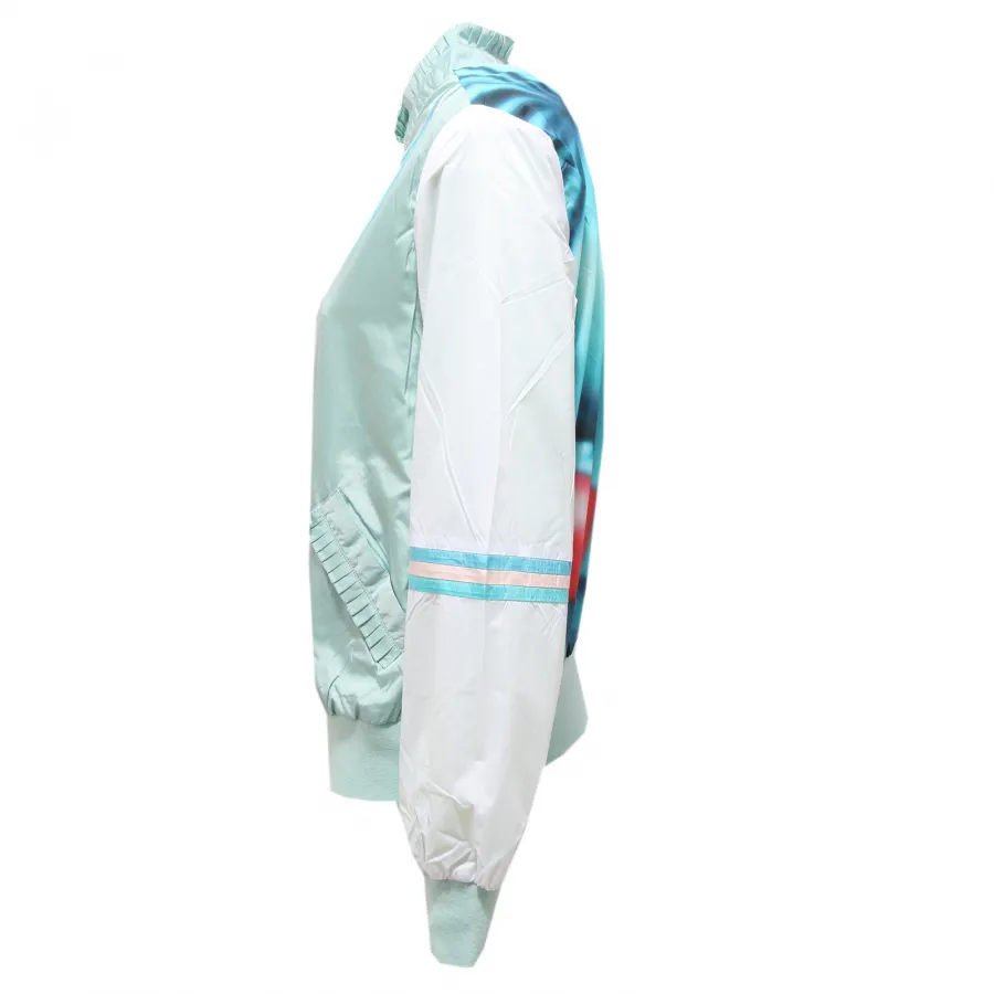 2563R giubbotto donna CUSTO BARCELONA FUSE MY GIRL azzurro jacket woman