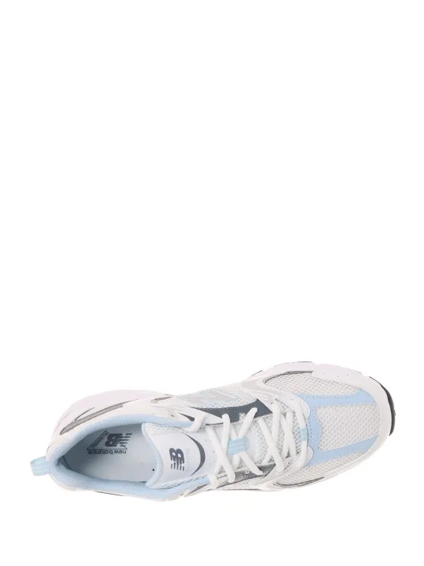 530 white light blue women's sneaker