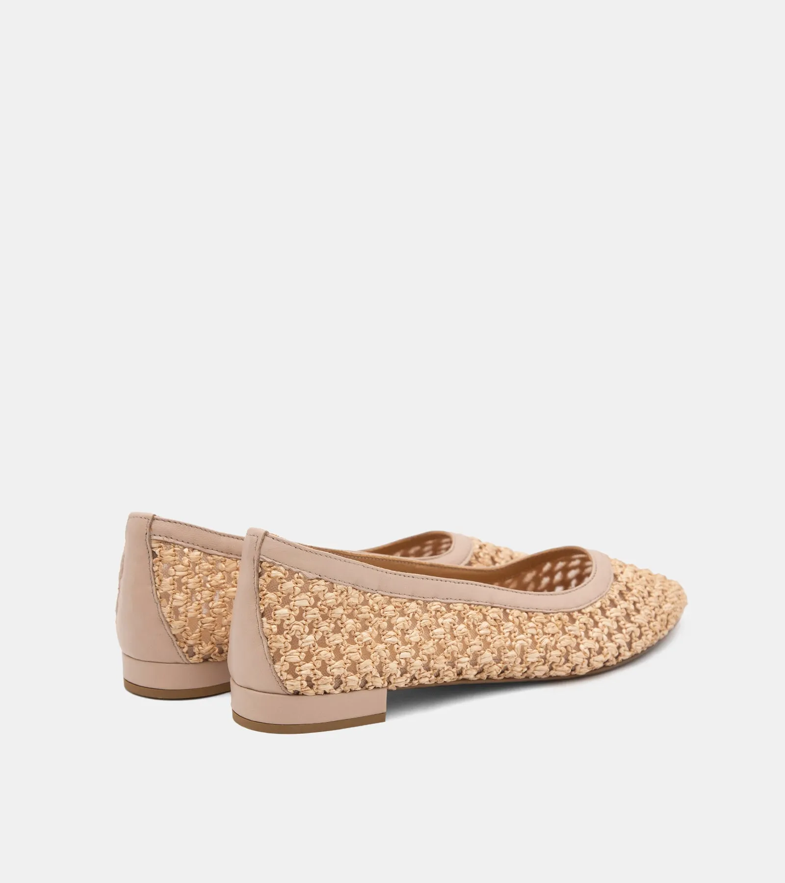 BALLERINE RAFIA BEIGE