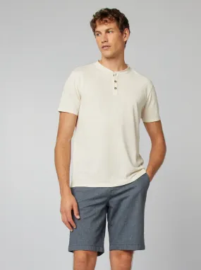 Bermuda chino effetto twill - BLU