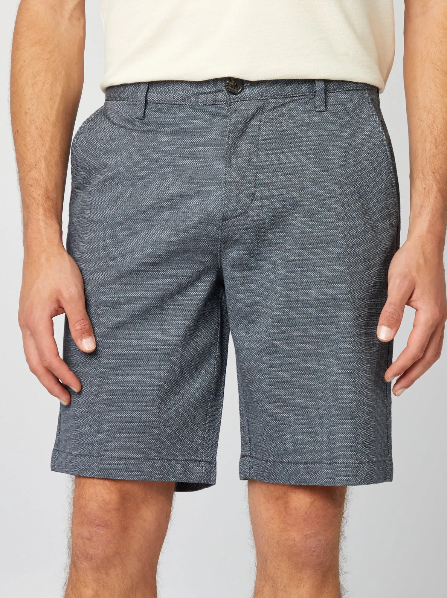 Bermuda chino effetto twill - BLU