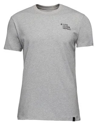 Black Diamond Ice Climber Technical T-Shirt Light Grey