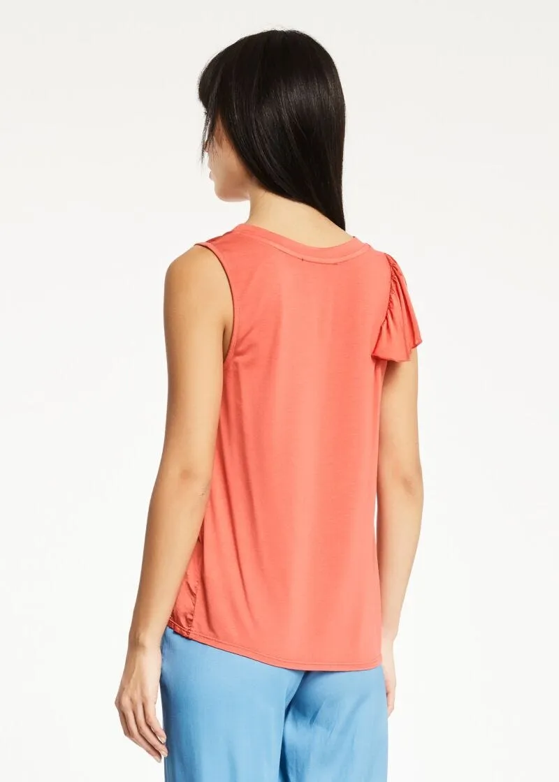 Blusa in jersey di viscosa