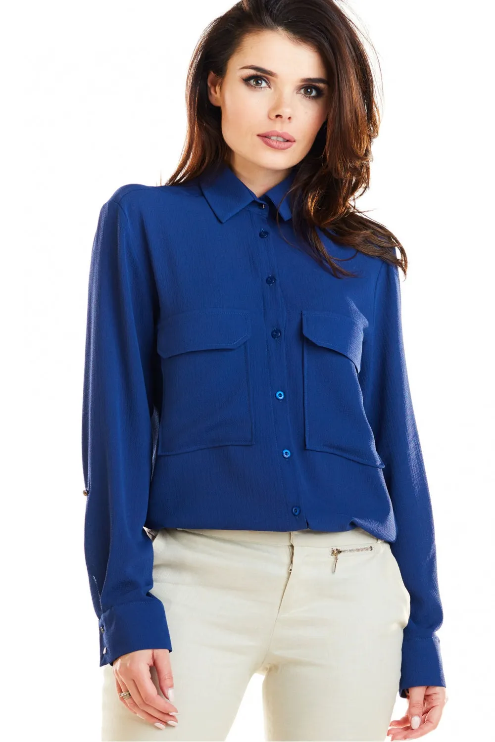 Camicia a manica lunga  model 129924 awama