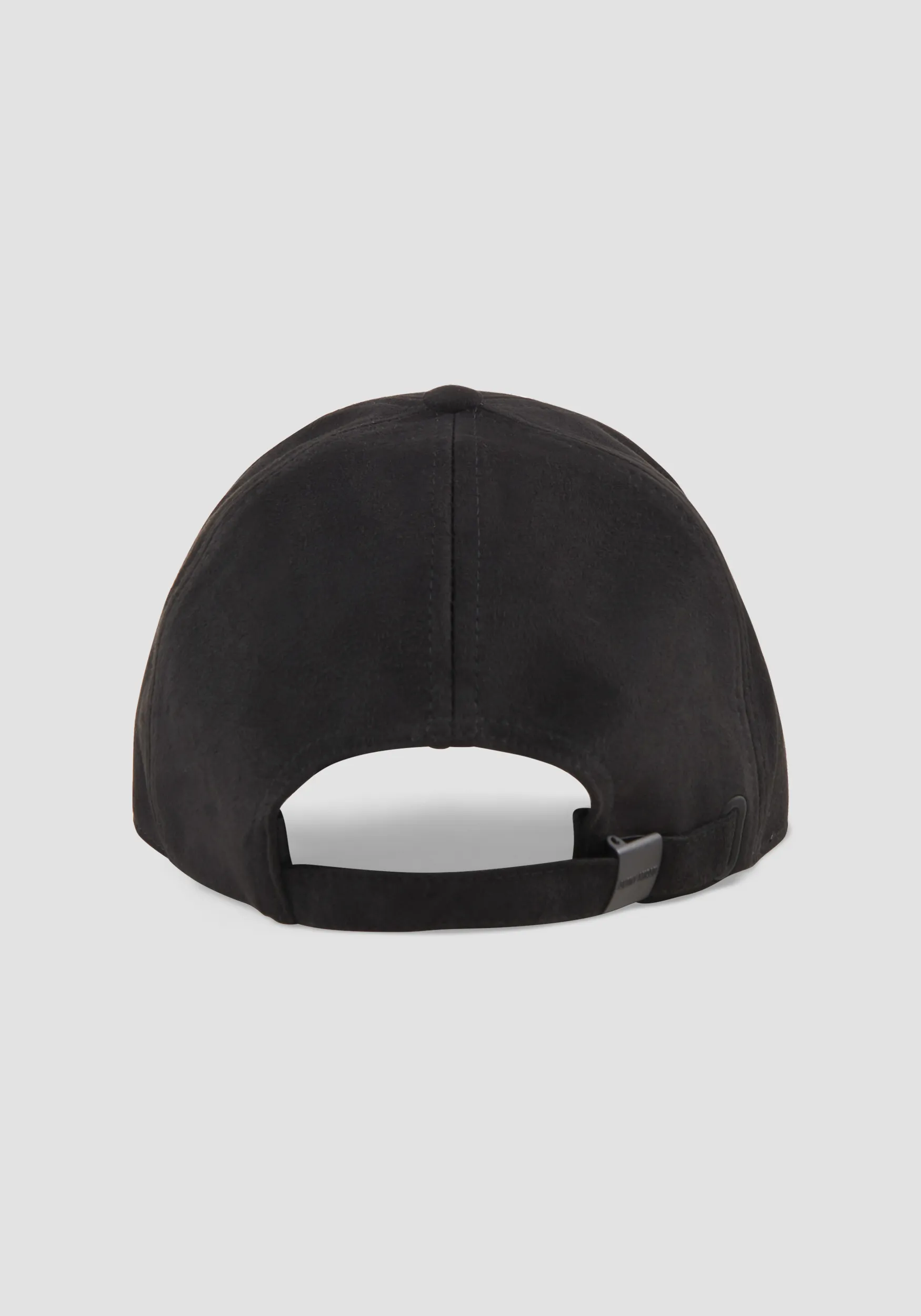 CAPPELLO CON FRONTINO STILE BASEBALL EFFETTO SCAMOSCIATO NERO