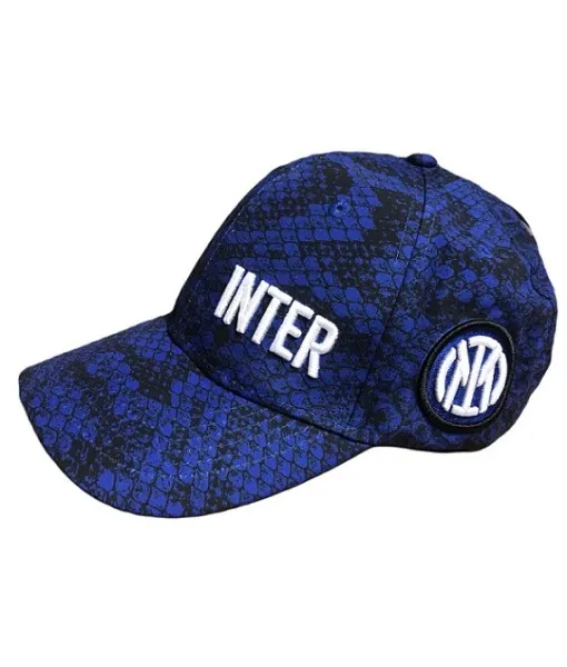 CAPPELLO INTER UFFICIALE LOGO NUOVO RICAMATO NERAZZURRO