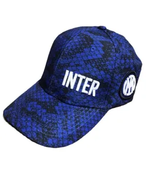 CAPPELLO INTER UFFICIALE LOGO NUOVO RICAMATO NERAZZURRO