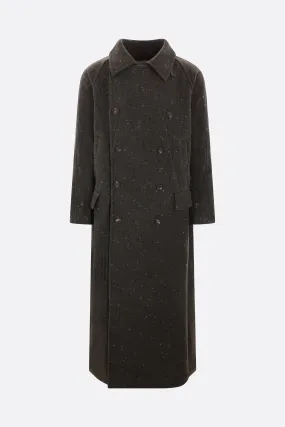  cappotto oversize in lana melange  