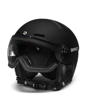 Casco da sci Briko Teide Visor Fotocromatico Nero Opaco