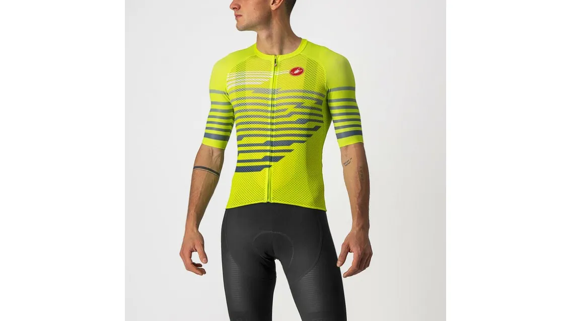 CASTELLI Maglia Climber's 3.0 SL Electric Lime/Blue