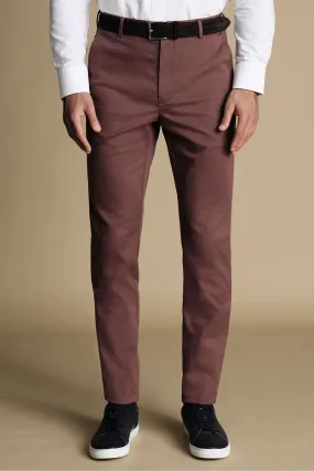 Charles Tyrwhitt Vestibilità attillata / Slim Ultimate - Pantaloni chino no stiro