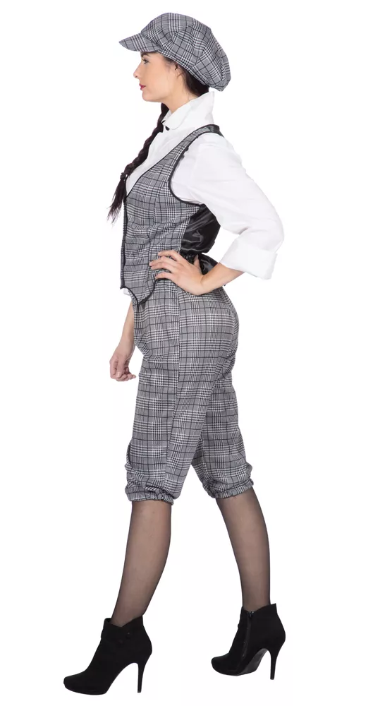 Costume da donna tailleur pantalone anni '20