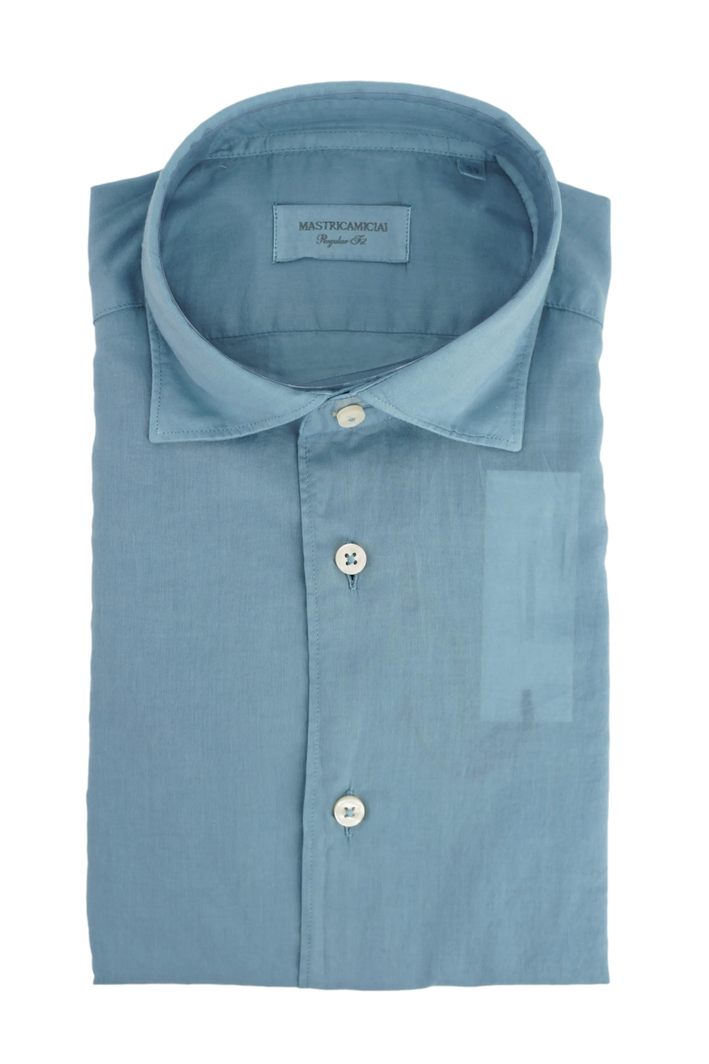 Cotton Muslin Shirt / Light Blue