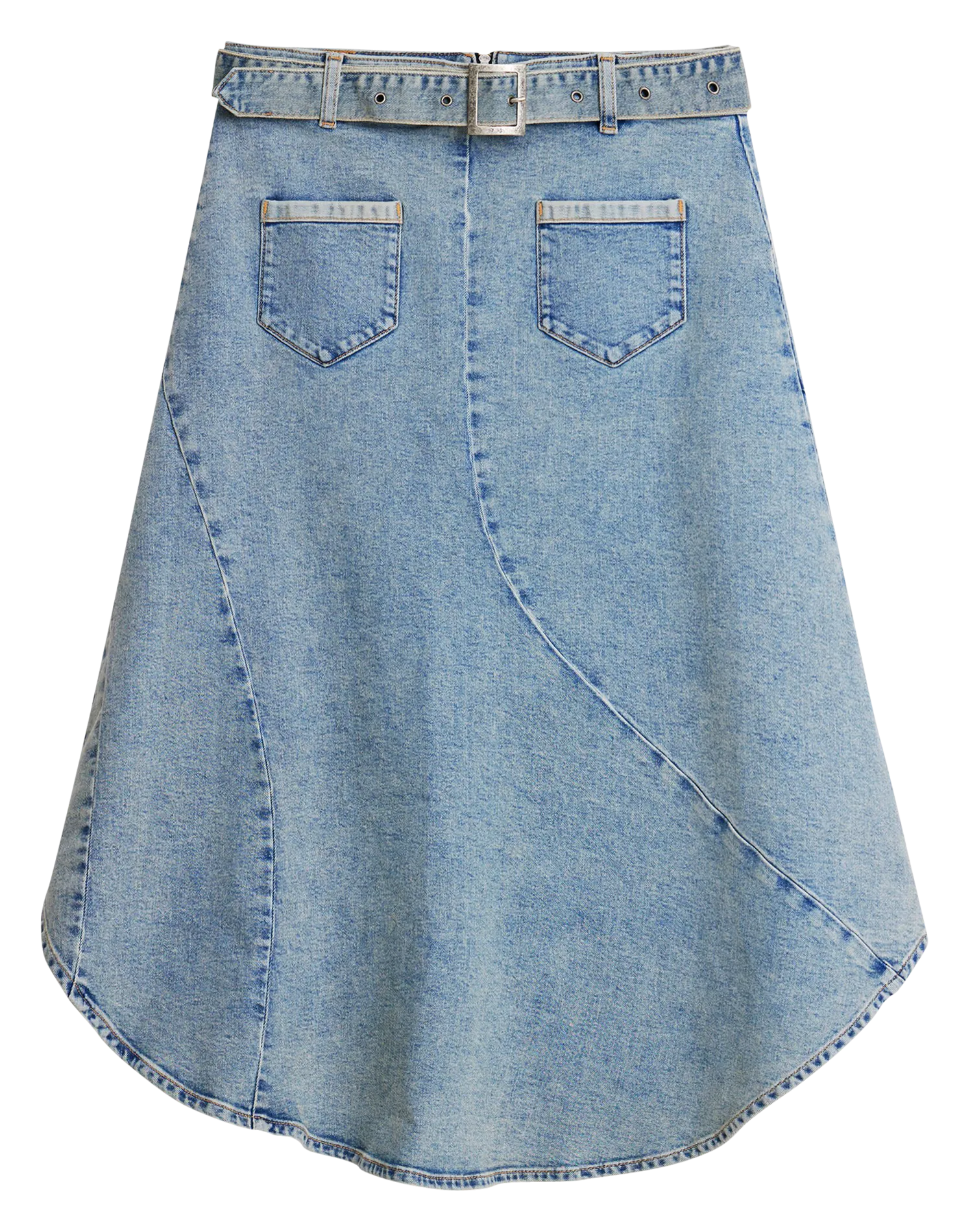  DESIGUAL   Gonna midi in denim di cotone | Blu