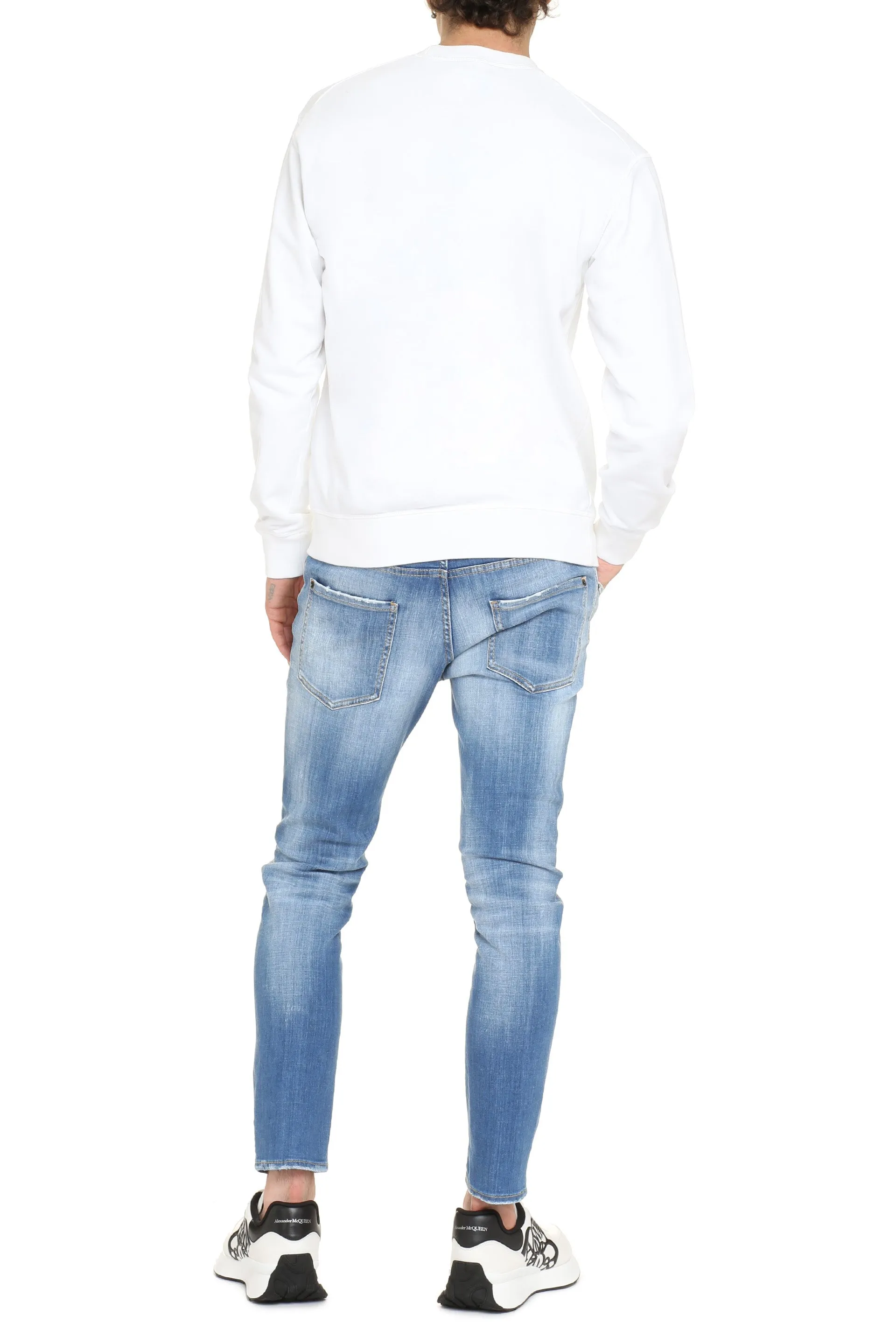 Dsquared2 Felpa girocollo in cotone