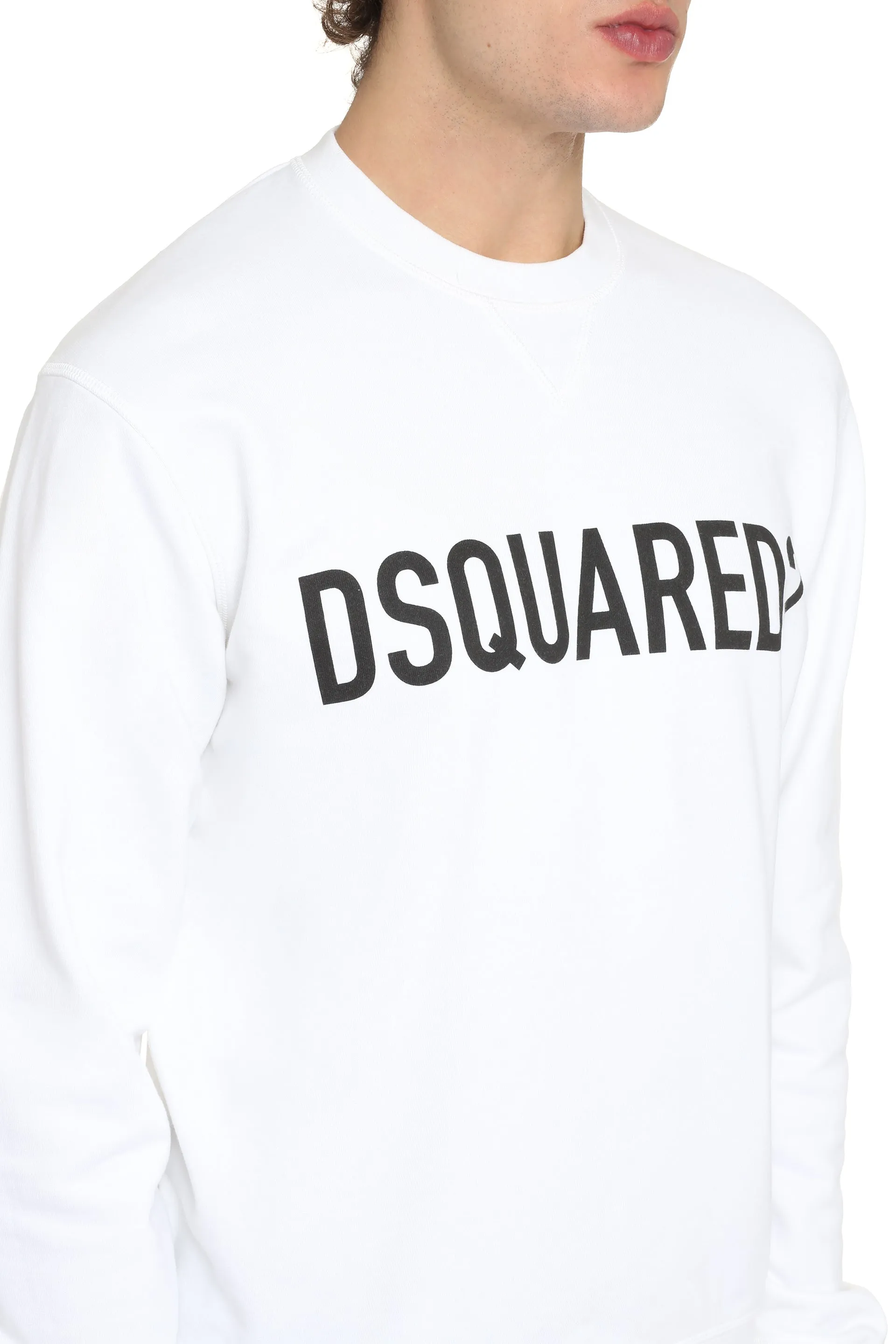 Dsquared2 Felpa girocollo in cotone