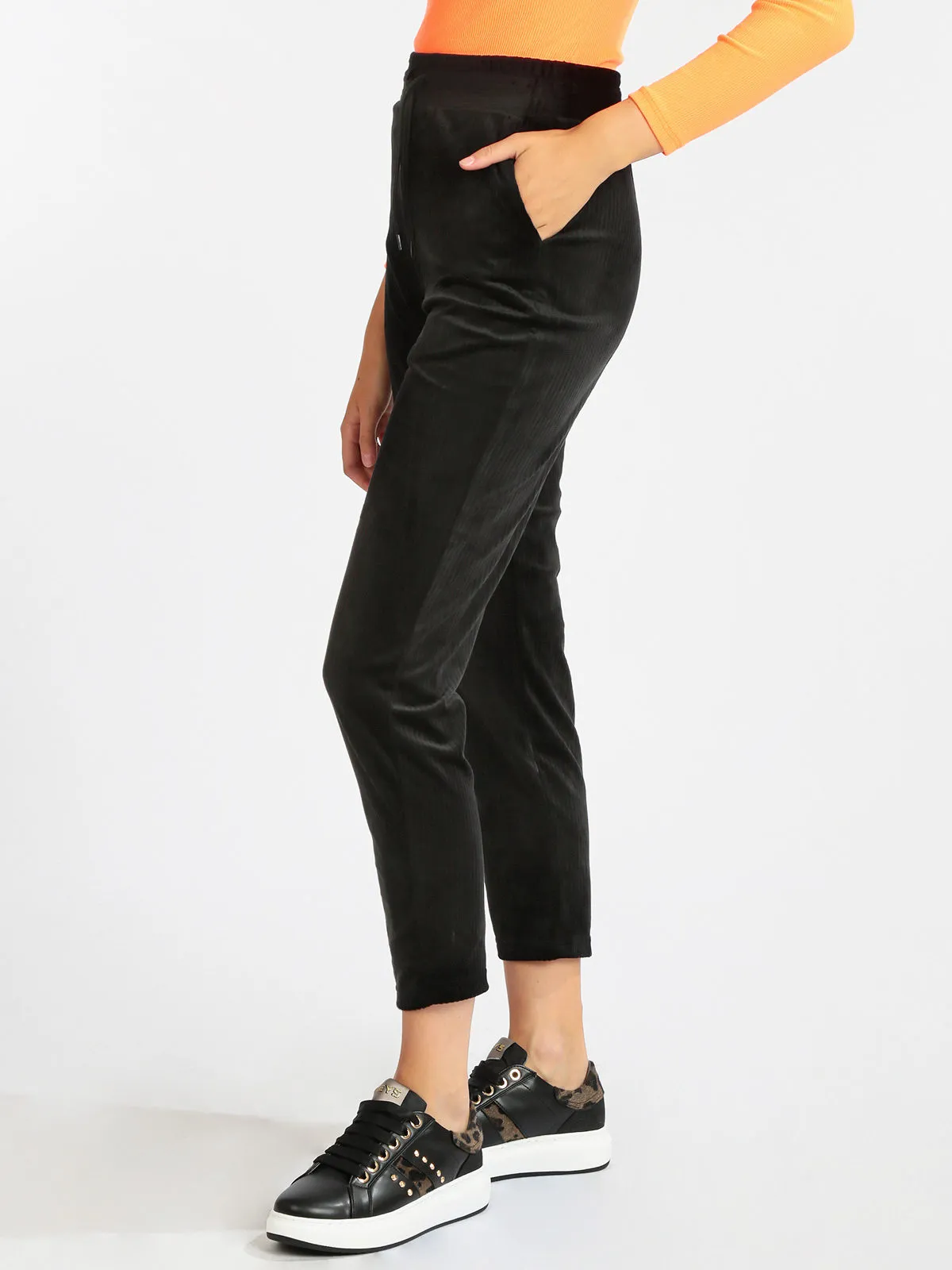 Eletta Pantalon de sport femme en velours