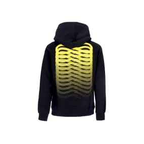 felpa cappuccio uomo ribs hoodie BLACK