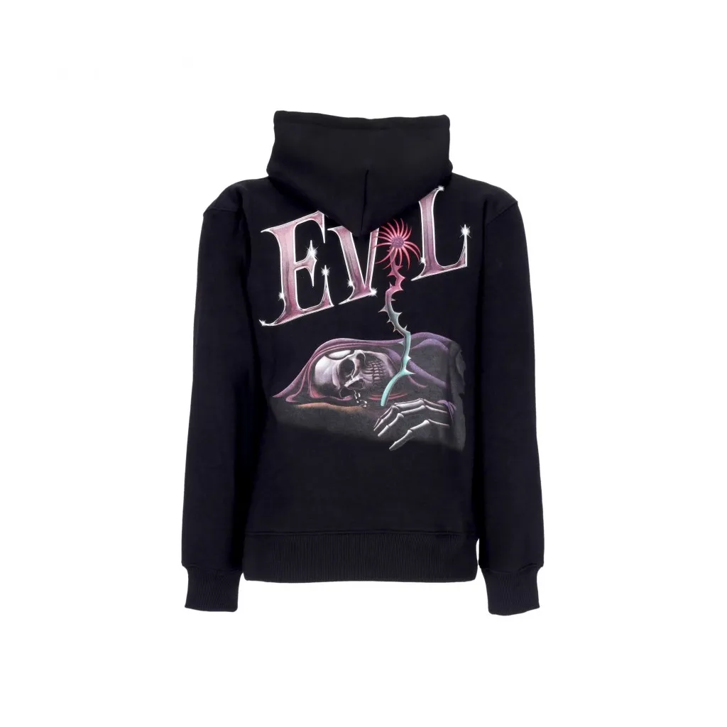 felpa cappuccio uomo tears hoodie BLACK