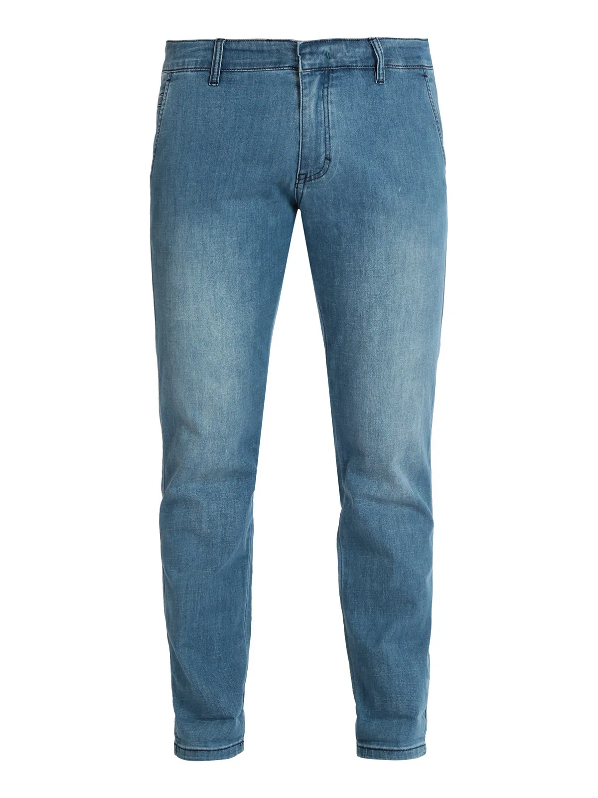 Frankie Malone Pantalon homme en coton effet jean