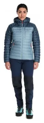 Giacca RAB Microlight Alpine Light Blue da donna