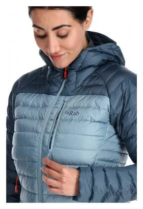 Giacca RAB Microlight Alpine Light Blue da donna