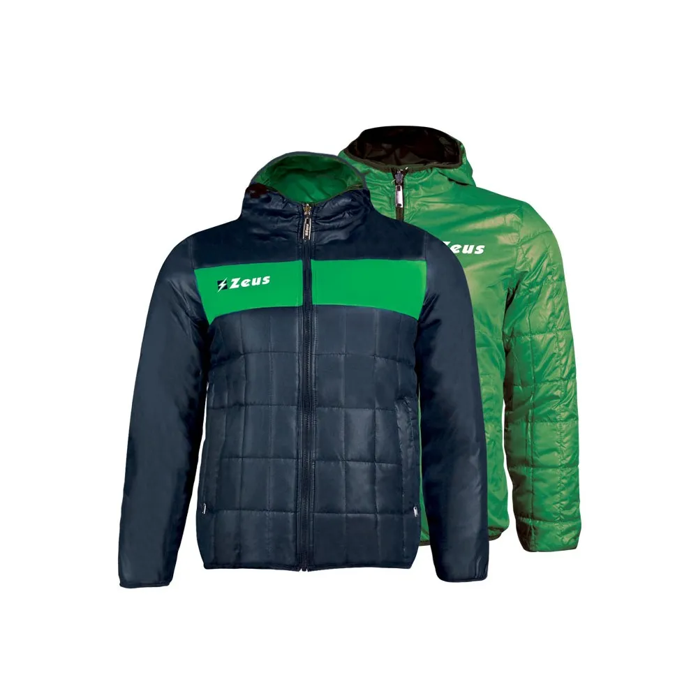 GIUBBOTTO APOLLO REVERSIBLE BLU VERDE ZEUS SPORT