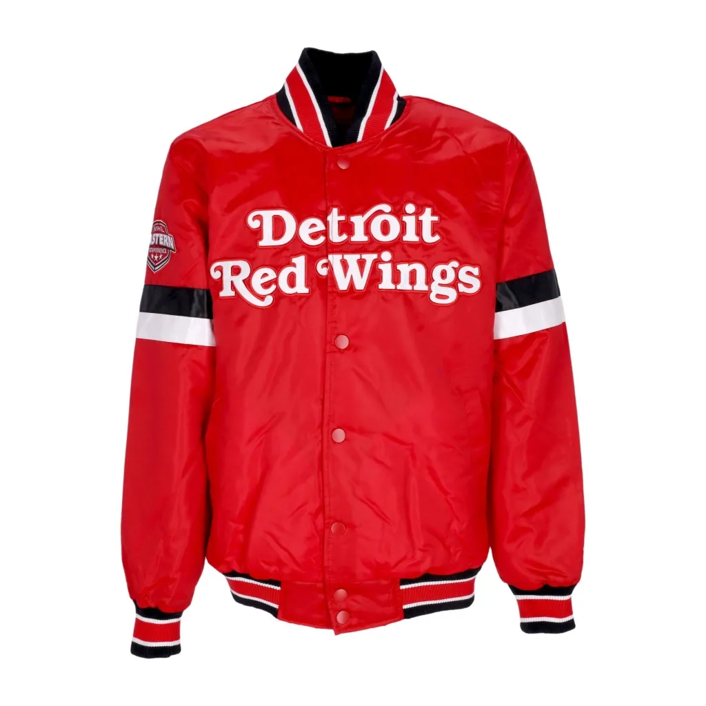 giubbotto bomber uomo nhl home game satin jacket detred ORIGINAL TEAM COLORS