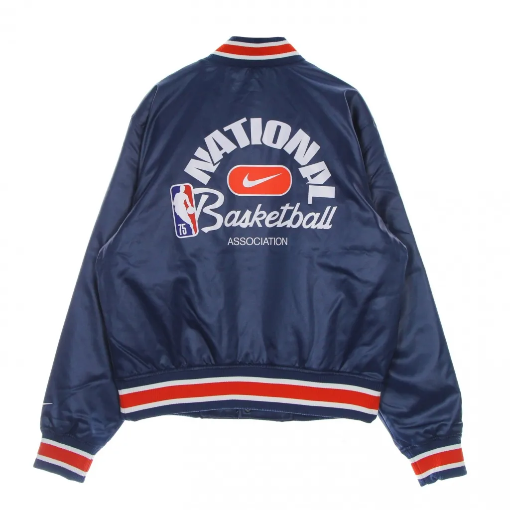 giubbotto bomber uomo team 31 jacket courtside MYSTIC NAVY/HABANERO RED