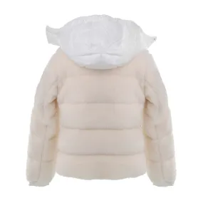 Giubbotto Ridge Bianco In Eco Teddy E Nylon