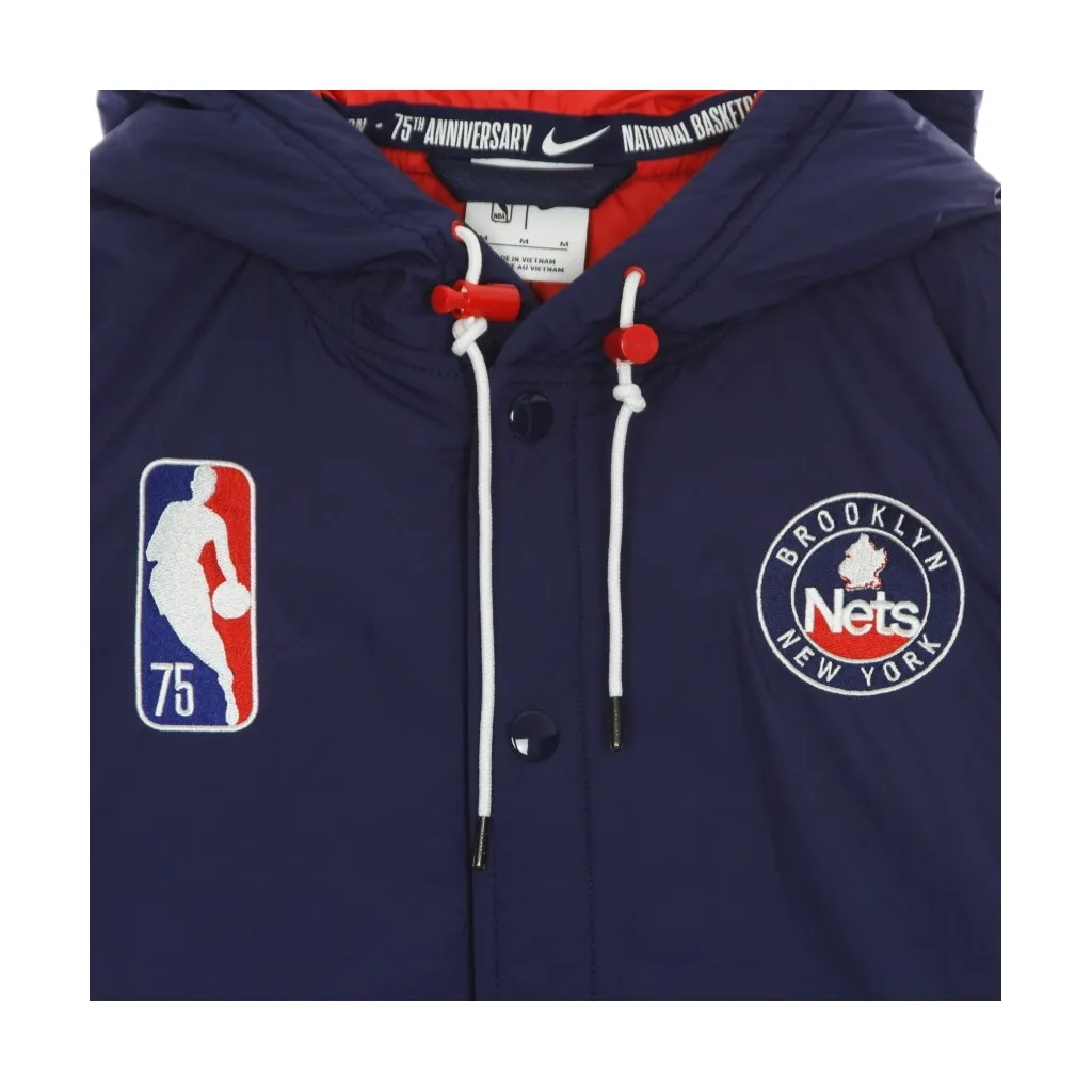 giubbotto uomo nba courtside full zip jacket bronet BLUE VOID/UNIVERSITY RED