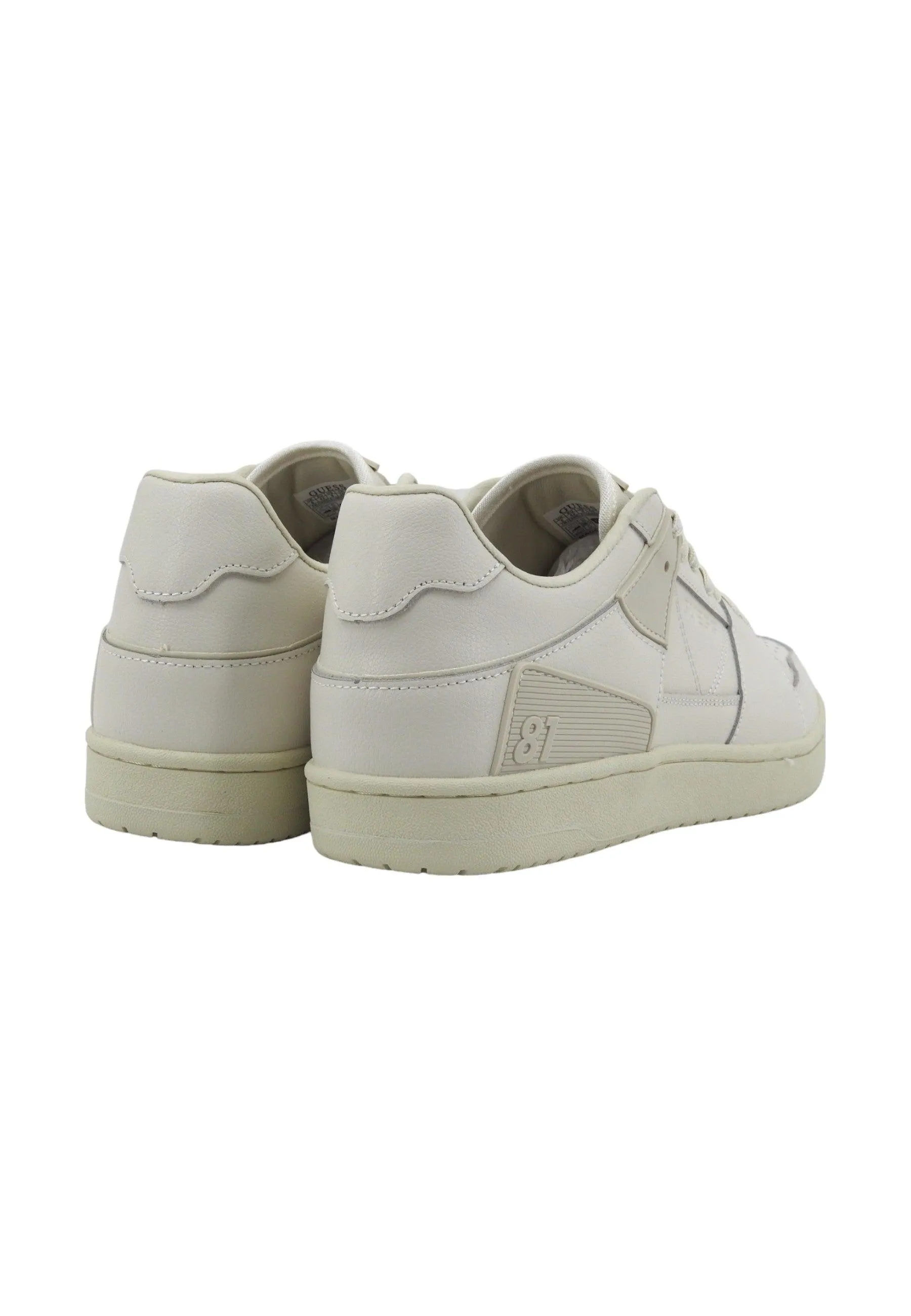 GUESS Sneaker Basket Low Sneaker Uomo White FMJSAMELE12