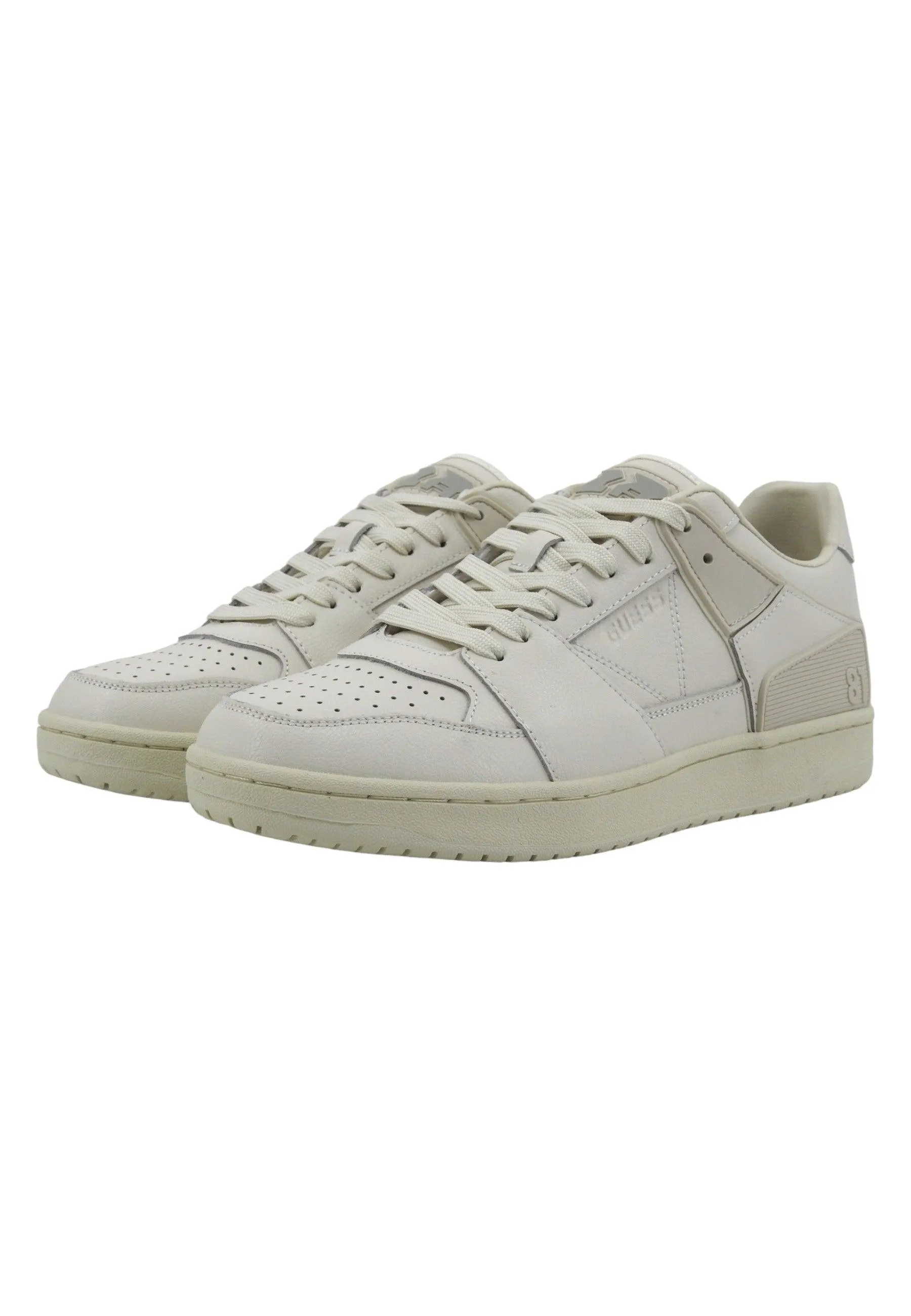 GUESS Sneaker Basket Low Sneaker Uomo White FMJSAMELE12