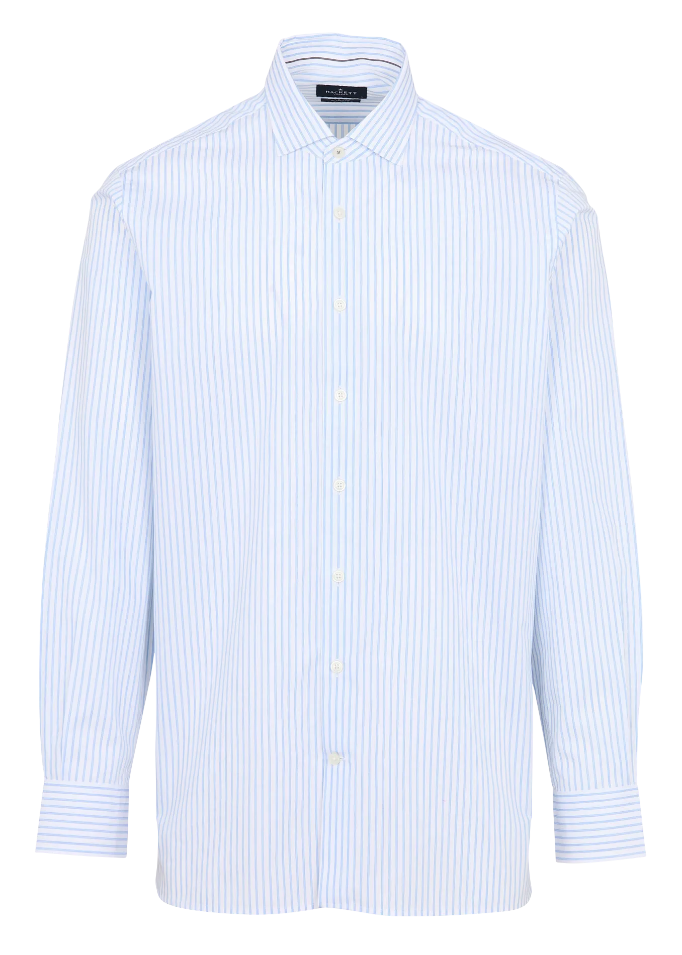  HACKETT   Camicia dritta in cotone a righe | Blu