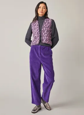  HARRIS WILSON   FRANCK - Pantalon droit en coton  | Violet