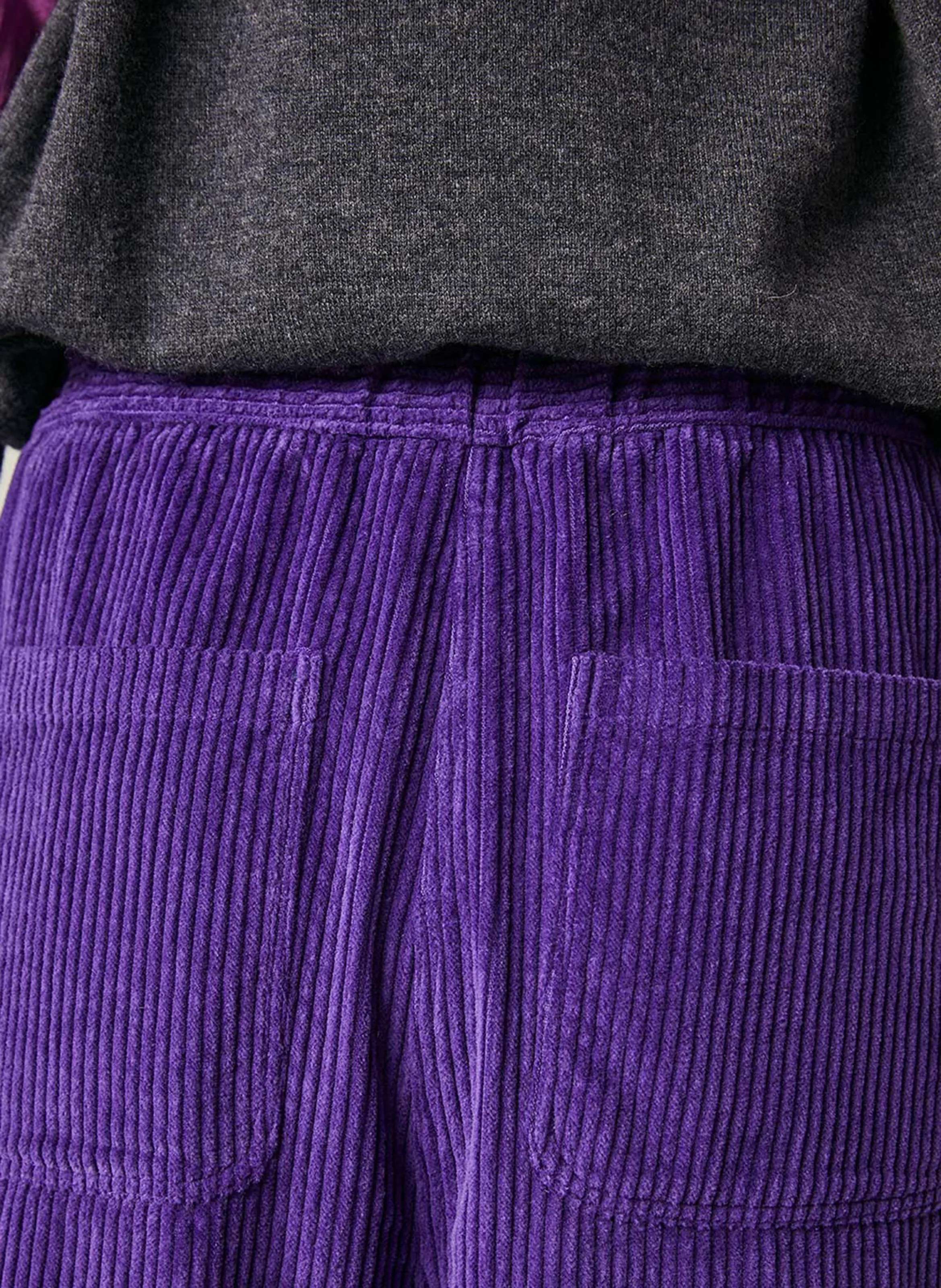  HARRIS WILSON   FRANCK - Pantalon droit en coton  | Violet