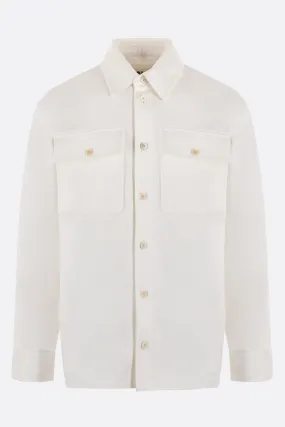  JIL SANDER giacca-camicia oversize in denim 