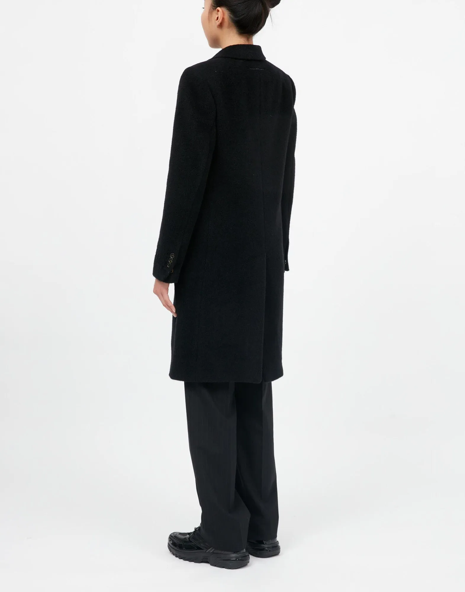 MM6 MAISON MARGIELA Cappotto Monopetto in Lana Black