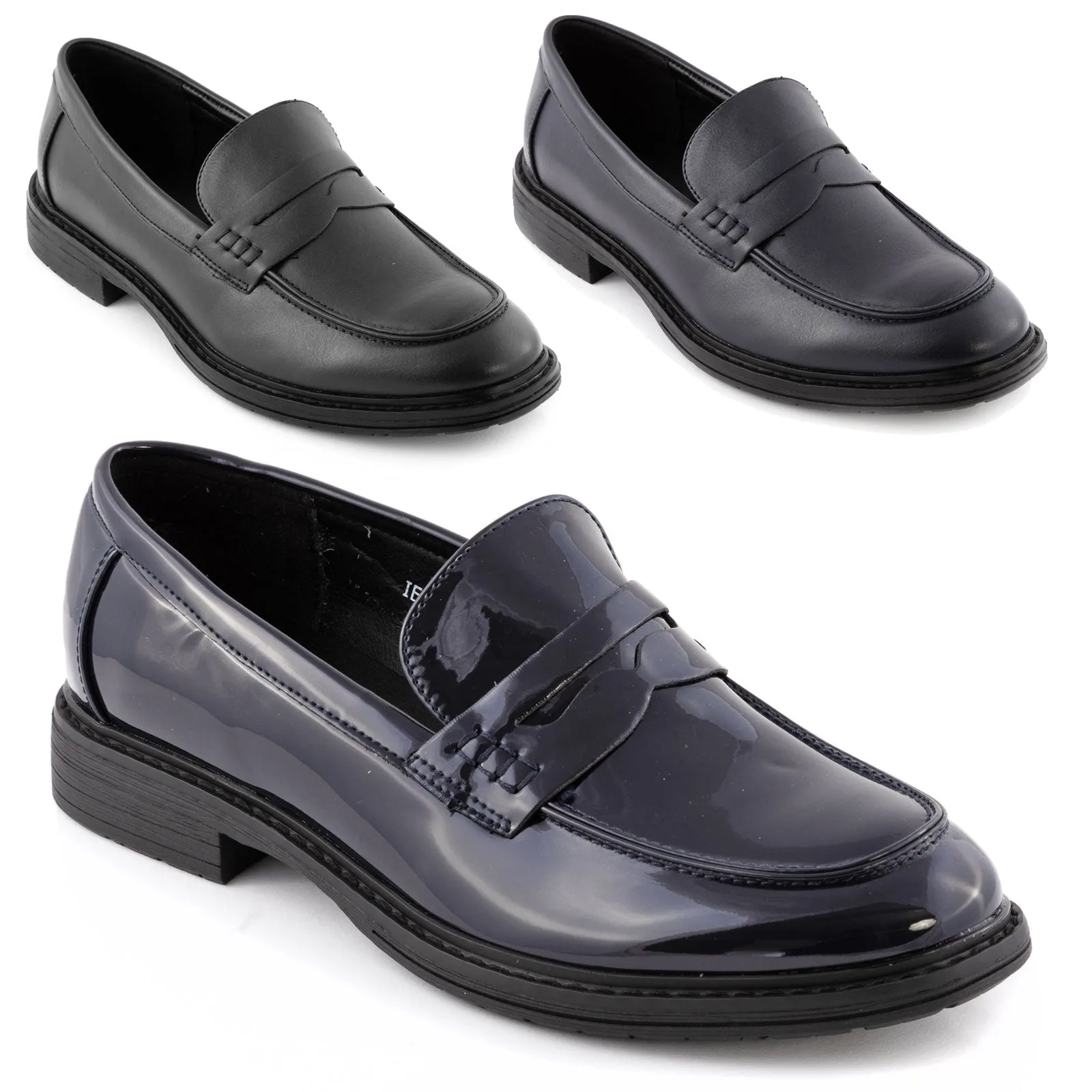 Mocassini Uomo Oxford Polacchine Eleganti College Ie2208