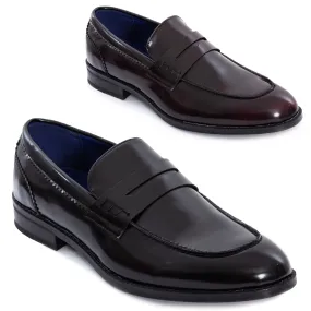 Mocassini uomo oxford polacchine Y79