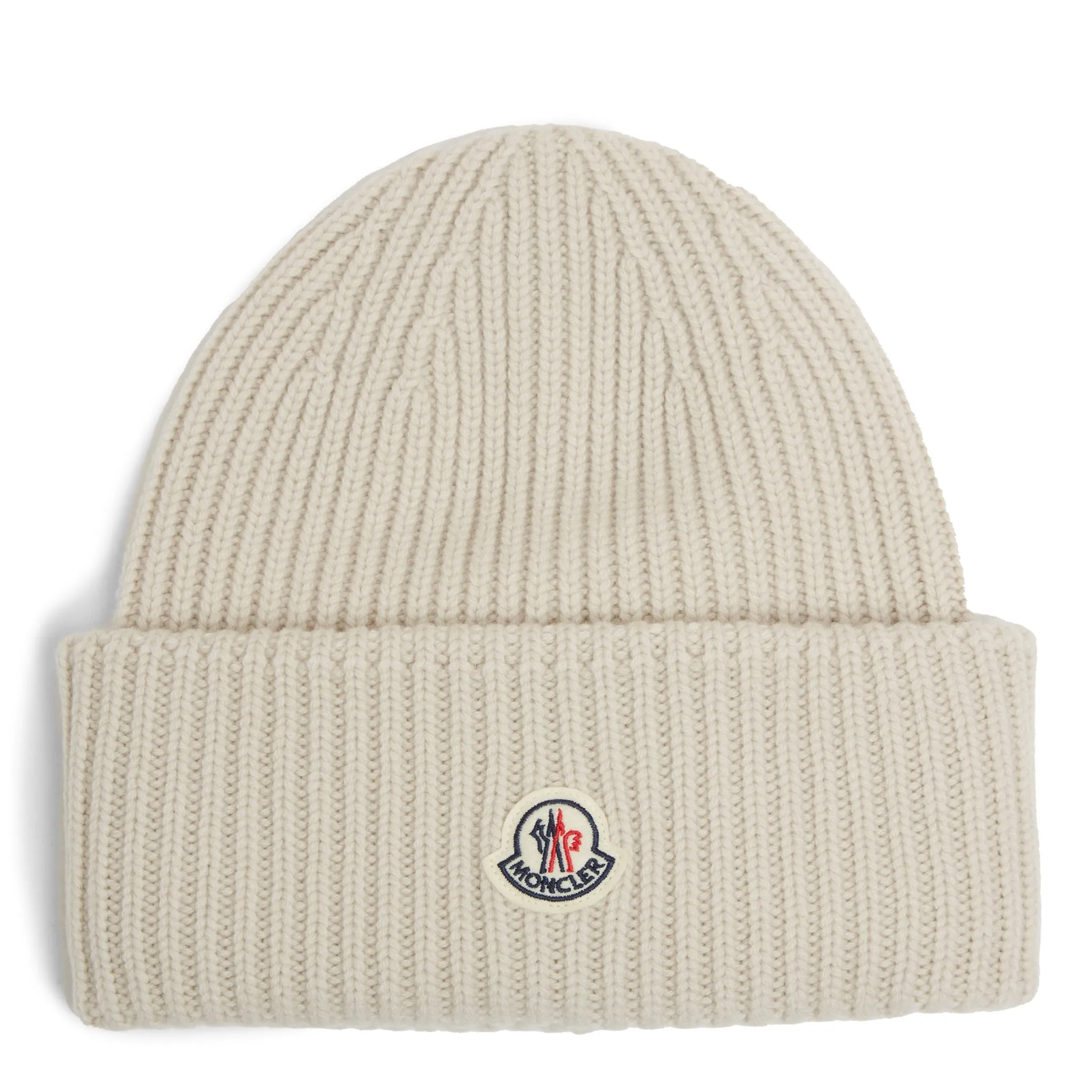 MONCLER  Cappello in lana beige