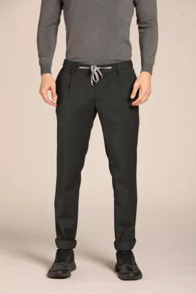 New York 1 City String pantalon jogger chino homme en viscose à coupe régulière 