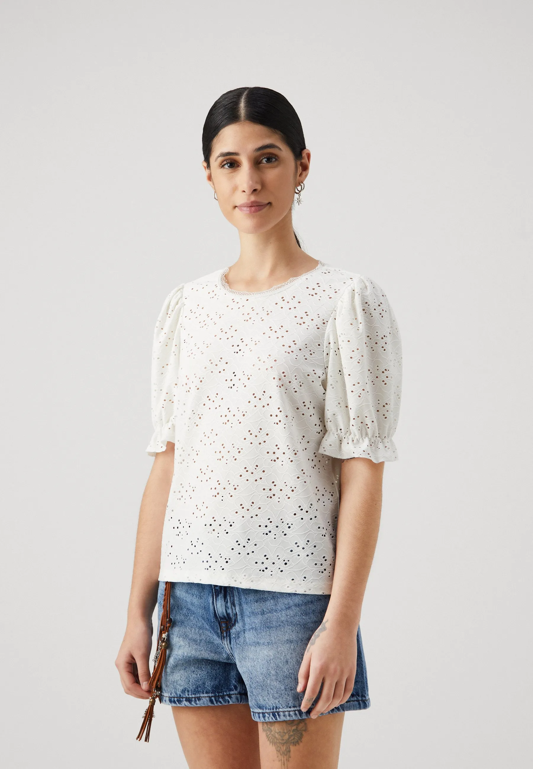 ONLNEW SMILLA PUFF - T-shirt con stampa