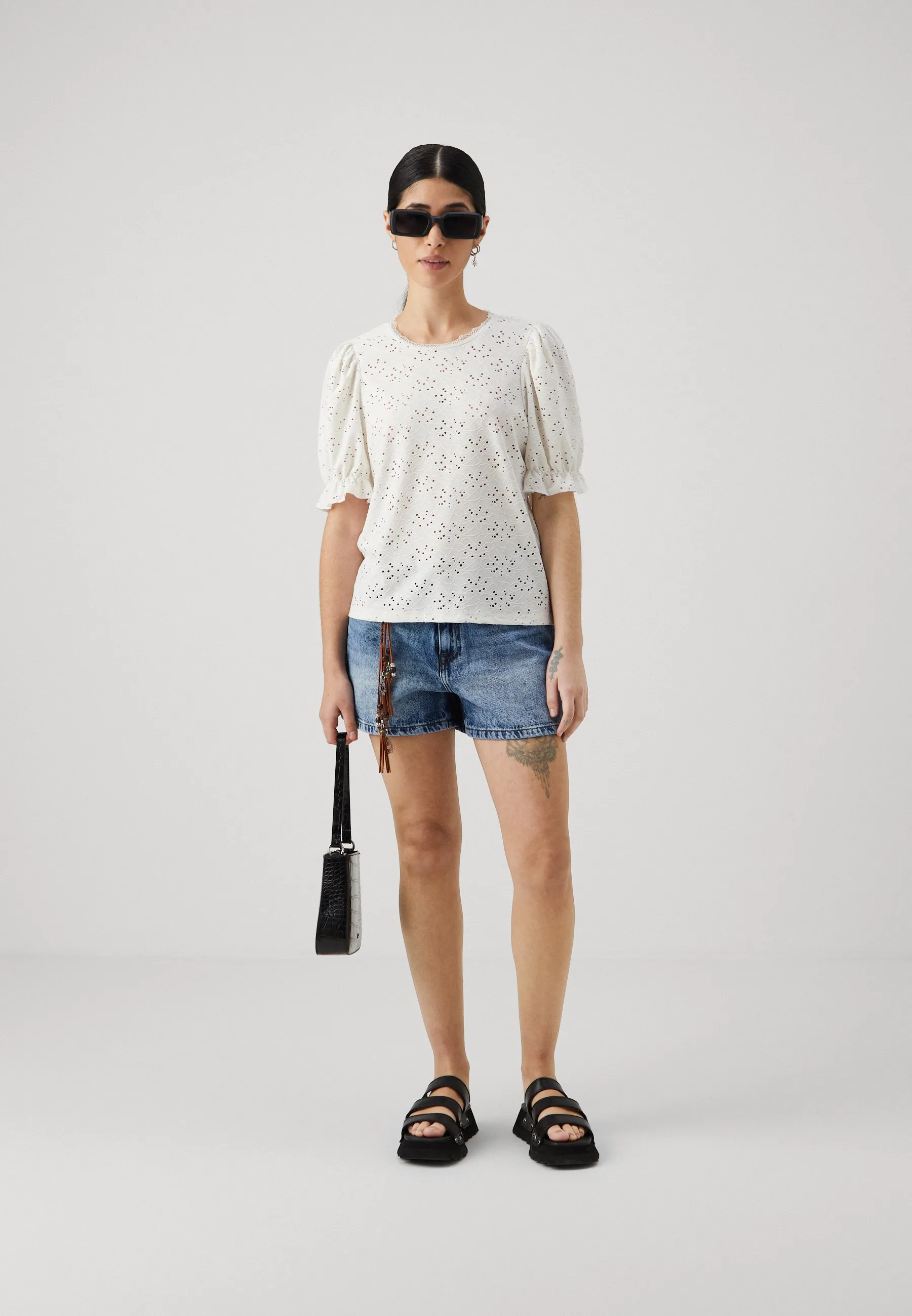 ONLNEW SMILLA PUFF - T-shirt con stampa