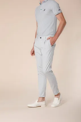 Osaka 1 Pinces pantalon chino homme en coton et tencel coupe carotte