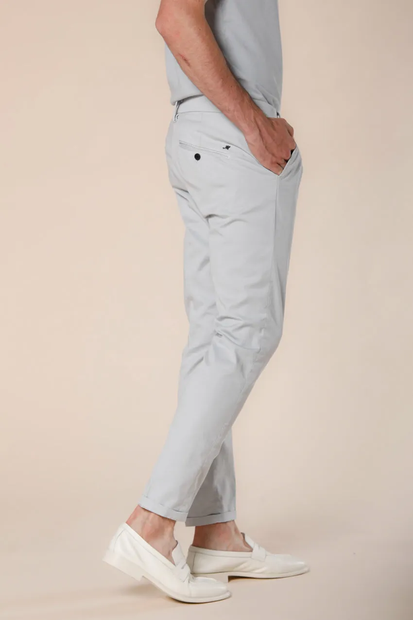 Osaka 1 Pinces pantalon chino homme en coton et tencel coupe carotte