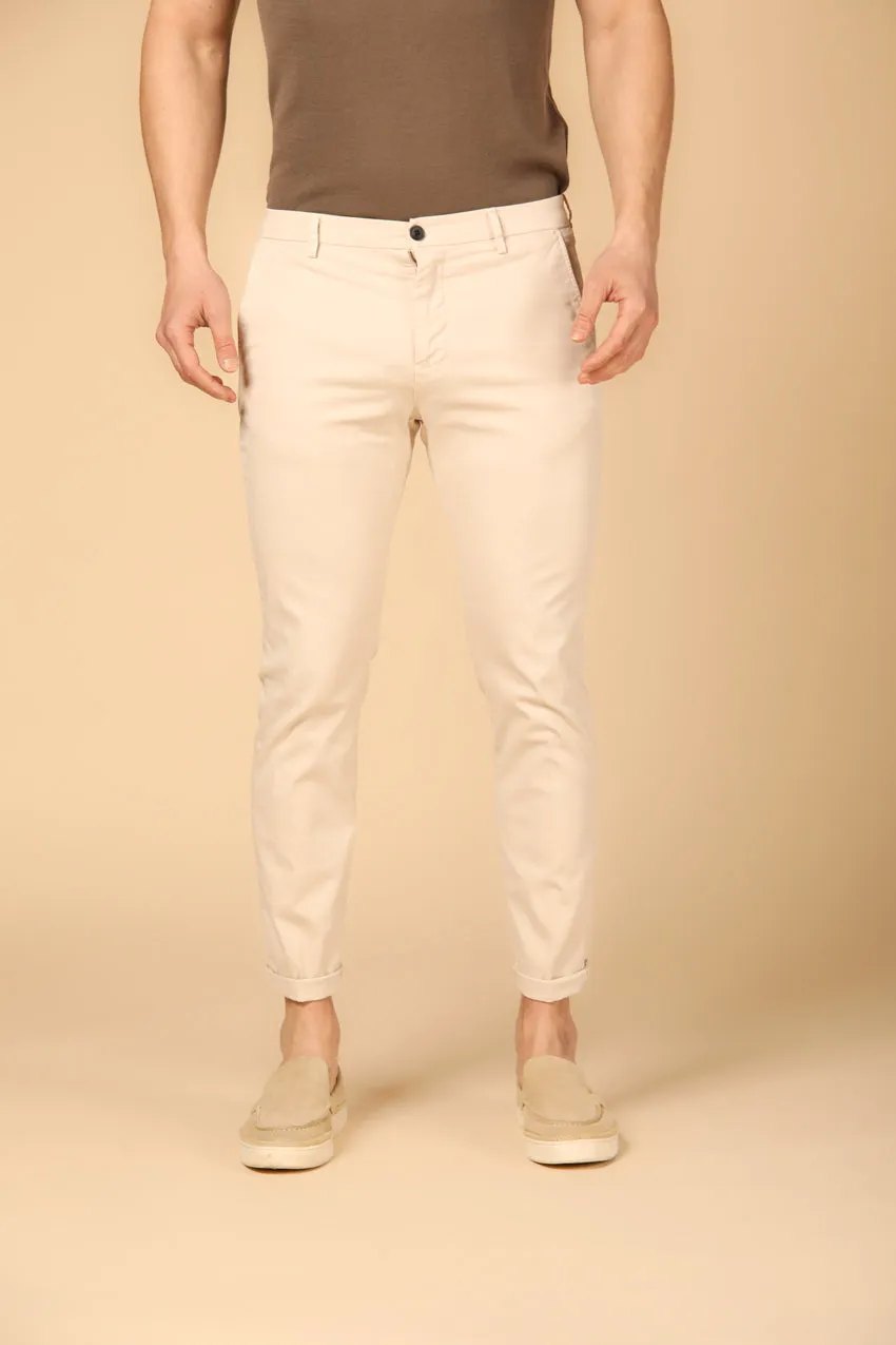 Osaka Style pantalon chino homme en tricot de coton et tencel coupe carotte