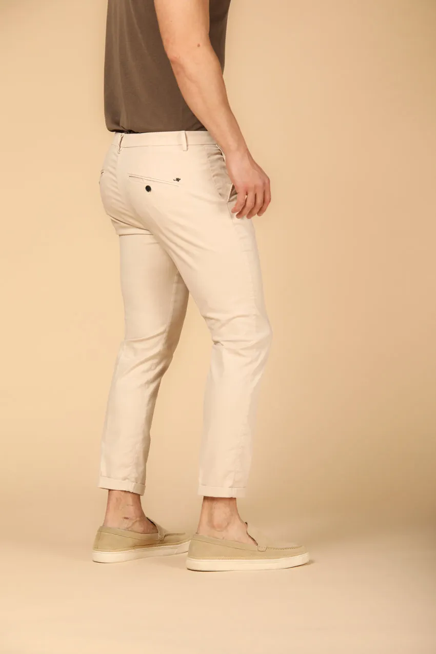 Osaka Style pantalon chino homme en tricot de coton et tencel coupe carotte