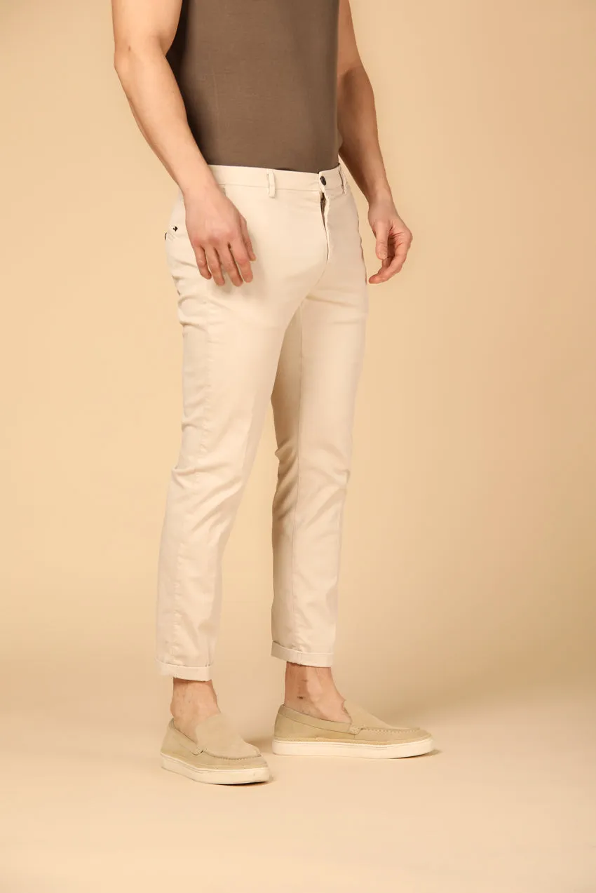 Osaka Style pantalon chino homme en tricot de coton et tencel coupe carotte